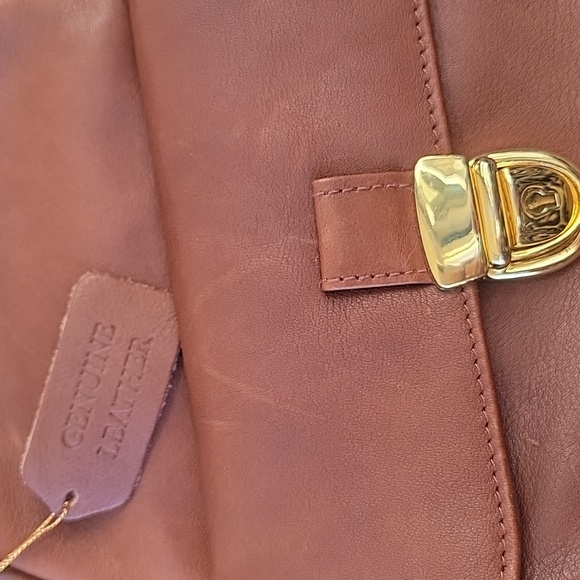 Strada Brown Genuine Leather Small Women\'s Bagpack (TS) main image 6